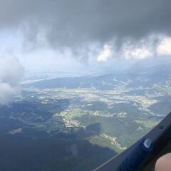Flugwegposition um 10:31:49: Aufgenommen in der Nähe von Breisgau-Hochschwarzwald, Deutschland in 2514 Meter
